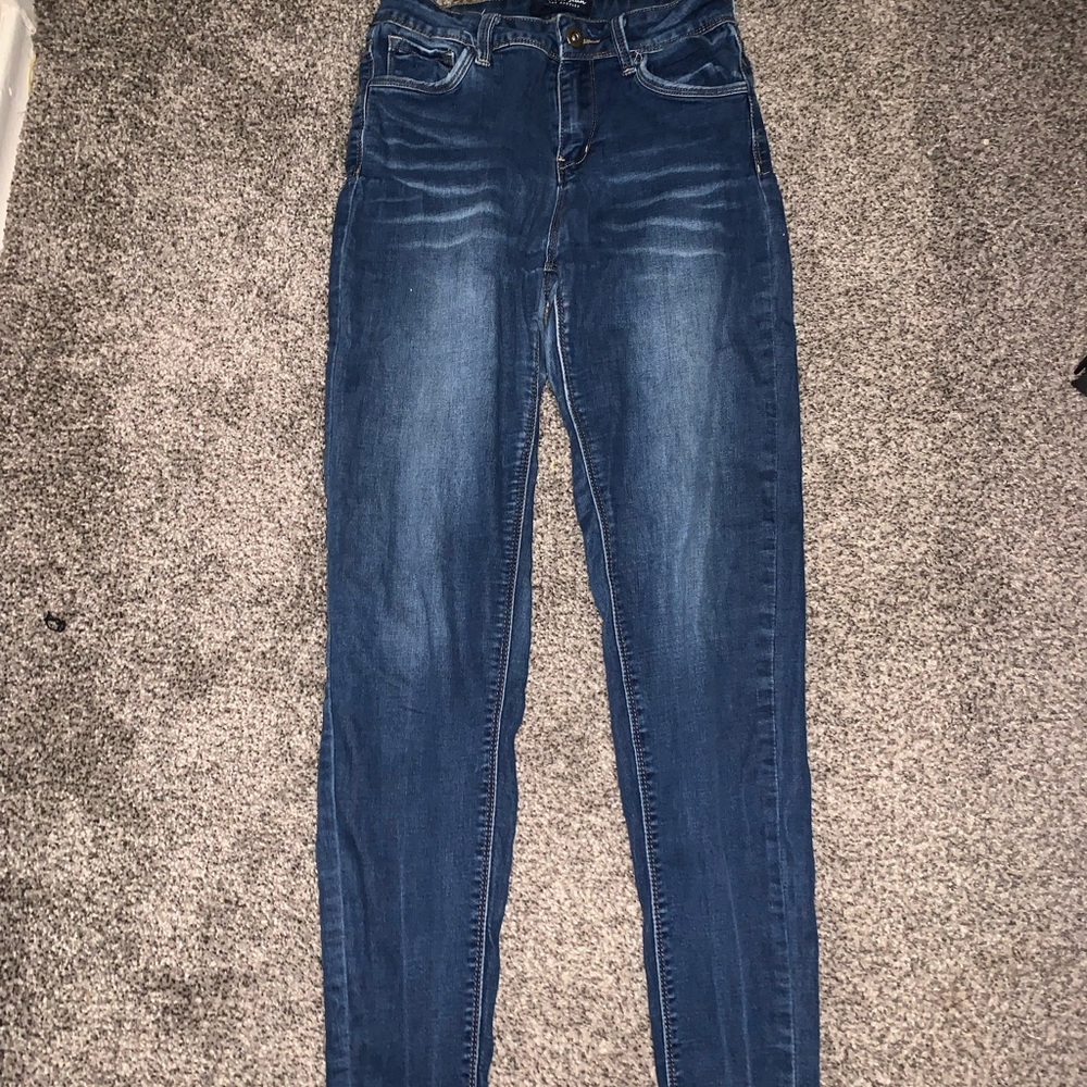 Urban planet size 7 (27) dark blue wax Jean worn a couple times great jeans